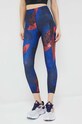 adidas Performance leggins de alergare Adizero tricotaj albastru HS5433