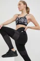 črna Pajkice za vadbo adidas Performance Dance Ženski