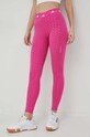 Κολάν προπόνησης adidas Performance Techfit Brand Love εμπριμέ ροζ HT5662