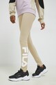 Fila legginsy Baek z elastanem beżowy FAW0408
