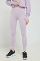 Fila legginsy Benndorf aplikacja fioletowy FAW0456