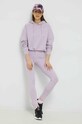 Fila legginsy Benndorf FAW0456 fioletowy SS24