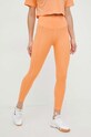 Roxy legginsy treningowe Heart Into It Heart Into It z elastanem pomarańczowy ERJNP03488