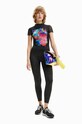 Desigual colanti tricotaj negru 23SWKK05