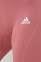 różowy adidas Performance legginsy treningowe Aeroknit