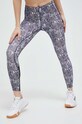 Odzież adidas Performance legginsy do biegania FastImpact Seasonal HR5360 fioletowy