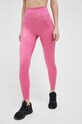 adidas Performance leggins de alergare DailyRun tricotaj roz HR5390