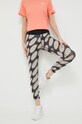adidas Performance legginsy treningowe Marimekko Optime wzorzyste czarny HR8179
