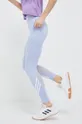 modra Pajkice za vadbo adidas Performance Techfit 3-Stripes Ženski
