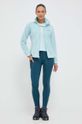 Columbia legginsy sportowe Windgates 2037191 zielony AW23