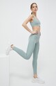 P.E Nation legginsy treningowe Free Play z elastanem zielony 23PE1G004