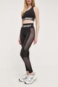 PLEIN SPORT legging elasztánnal fekete PACC.WJT1717.STE003N