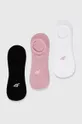 ροζ Κάλτσες 4F 3-pack Γυναικεία