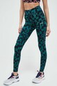 Casall leggins de antrenament tricotaj verde 21501
