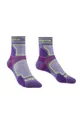 фіолетовий Шкарпетки Bridgedale Ultralight T2 Coolmax Sport 3/4 Жіночий