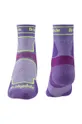 Ponožky Bridgedale Ultralight T2 Coolmax Sport 3/4 fialová