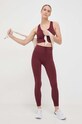 Tréningové legíny Hummel Tif 210492 burgundské AW25