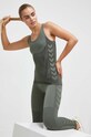 Hummel legginsy treningowe Clea 210511 zielony AW24