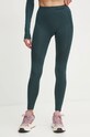 Hummel leggins de antrenament Shaping tricotaj verde 216772
