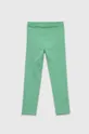 Calvin Klein Jeans legginsy dziecięce zielony