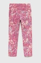 adidas legginsy dziecięce G FI AOP TIG IC0095 fioletowy SS23