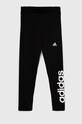 Детские леггинсы adidas G LIN с эластаном чёрный IC3579