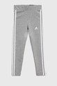 Adidas leggins copii G 3S imprimeu gri IC3624