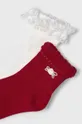 Detské ponožky Mayoral 2-pak červená