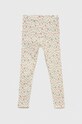 United Colors of Benetton legginsy dziecięce 33KCCF02W.G.SEASONAL beżowy SS23