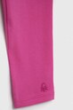 Dziewczynka United Colors of Benetton legginsy dziecięce 3MT1GF01L.P.SEASONAL fioletowy