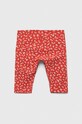 United Colors of Benetton legginsy dziecięce 3YZXGF026.P.SEASONAL czerwony SS23