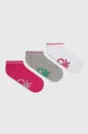 ροζ Παιδικές κάλτσες United Colors of Benetton 3-pack Για κορίτσια