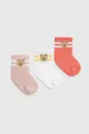 ružová Ponožky pre bábätká GAP 3-pak Dievčenský