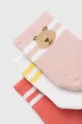 Шкарпетки для немовлят GAP 3-pack рожевий