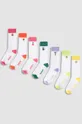 білий Дитячі шкарпетки Coccodrillo 7-pack Для дівчаток