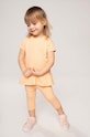 Coccodrillo legginsy niemowlęce wzorzyste pomarańczowy WC3122302HGN