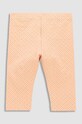Dziewczynka Coccodrillo legginsy niemowlęce WC3122302HGN pomarańczowy