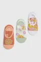 narančasta Dječje čarape Vans PSYCHEDELIC FLORAL CANO SUN BAKED 2-pack Za djevojčice