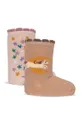 бежевий Дитячі шкарпетки Konges Sløjd 2-pack Для дівчаток