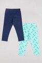 zippy legginsy dziecięce 2-pack ZKGAP0401.23011 niebieski SS23