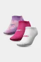 ροζ Παιδικές κάλτσες 4F 3-pack Για κορίτσια
