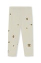 Konges Sløjd leggins din bumbac pentru copii LEGGINS GOTS KS3557 galben AA00