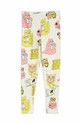 Детски памучен клин Mini Rodini 2323010011 бял SS23