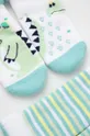 Шкарпетки для немовлят United Colors of Benetton 2-pack бірюзовий