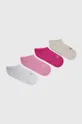 roza Dječje čarape United Colors of Benetton 4-pack Dječji