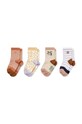 Liewood sosete copii 4-pack sosete scurte bej LW12993
