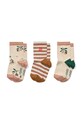 Дитячі шкарпетки Liewood 3-pack короткі шкарпетки помаранчевий LW15118
