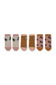 Дитячі шкарпетки Liewood 3-pack LW15118 рожевий AW24
