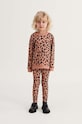 Liewood leggins copii tricotaj portocaliu LW17205