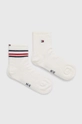 biały Tommy Hilfiger skarpetki dziecięce 2-pack Dziecięcy